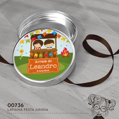 Latinha Personalizada Festa Junina - 00736 - comprar online