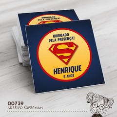 Adesivo Personalizado Superman - 00739 - comprar online