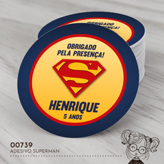Adesivo Personalizado Superman - 00739