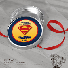 Latinha Personalizada Superman - 00739 - comprar online