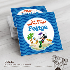 Adesivo Personalizado Disney Summer - 00743 - comprar online