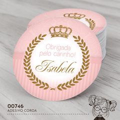 Adesivo Personalizado Coroa - 00746
