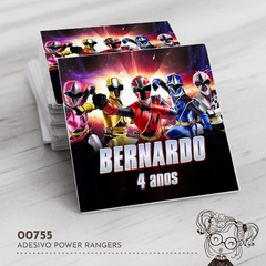 Adesivo Personalizado Power Rangers - 00755 - comprar online
