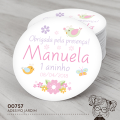 Adesivo Personalizado Floral - 00757