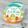 Adesivo Personalizado Dino Baby - 00763