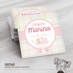 Adesivo Personalizado Nascimento Carrinho - 00765 - comprar online