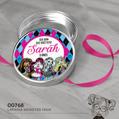 Latinha Personalizada Monster High - 00768 - comprar online