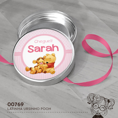 Latinha Personalizada Ursinho Pooh - 00769 - comprar online