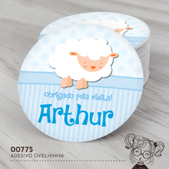 Adesivo Personalizado Ovelhinha - 00775