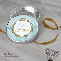 Latinha Personalizada Coroa - 00776 - comprar online