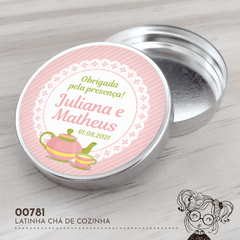 Latinha Personalizada Chá de Cozinha - 00781