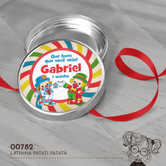 Latinha Personalizada Patati Patatá - 00782 - comprar online