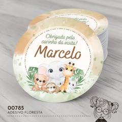 Adesivo Personalizado Floresta - 00785