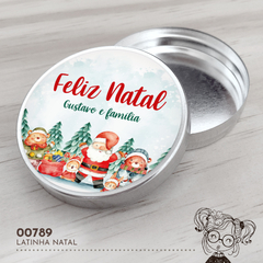 Latinha Personalizada Natal - 00789