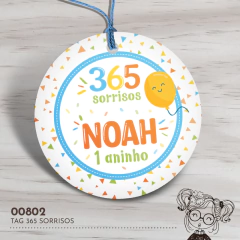 Tag Personalizada 365 Sorrisos - 00802