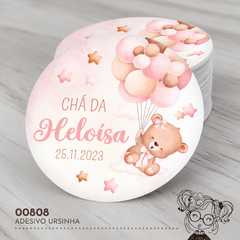 Adesivo Personalizado Ursinha - 00808