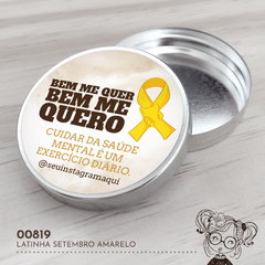 Latinha Personalizada Setembro Amarelo - 00819