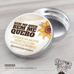 Latinha Personalizada Setembro Amarelo - 00820