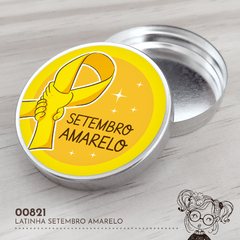 Latinha Personalizada Setembro Amarelo - 00821