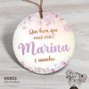 Tag Personalizada Floral - 00822