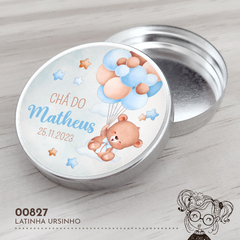 Latinha Personalizada Ursinho - 00827