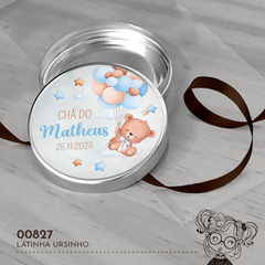 Latinha Personalizada Ursinho - 00827 - comprar online