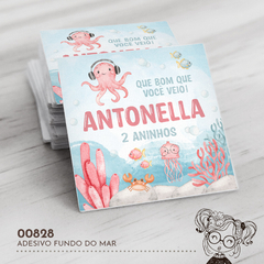 Adesivo Personalizado Fundo do Mar - 00828 - comprar online