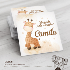 Adesivo Personalizado Girafinha - 00831 - comprar online