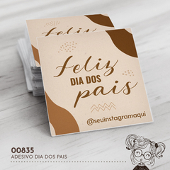 Adesivo Personalizado Dia dos Pais - 00835 - comprar online