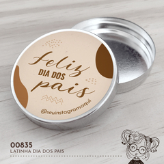 Latinha Personalizada Dia dos Pais - 00835
