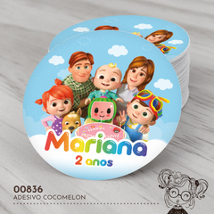 Adesivo Personalizado Cocomelon - 00836