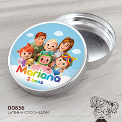 Latinha Personalizada Cocomelon - 00836