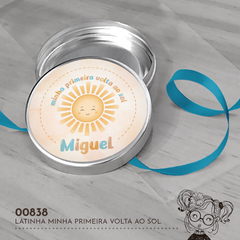 Latinha Personalizada Minha Primeira Volta ao Sol - 00838 - comprar online