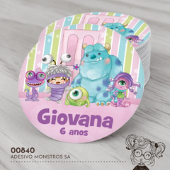 Adesivo Monstros SA - 00840