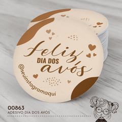 Adesivo Dia dos Avós - 00863