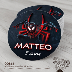 Adesivo Homem Aranha - 00866