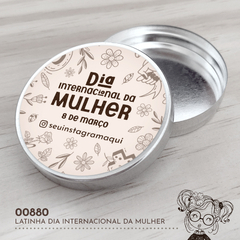 Latinha Dia Internacional da Mulher - 00880 - comprar online