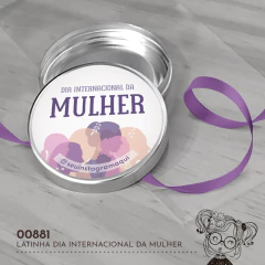 Latinha Dia Internacional da Mulher - 00881 na internet