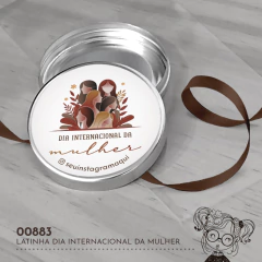 Latinha Dia Internacional da Mulher - 00883 na internet