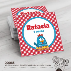 Adesivo Tubete Galinha Pintadinha - 00085