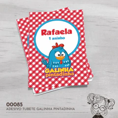 Adesivo Tubete Galinha Pintadinha - 00085 - comprar online