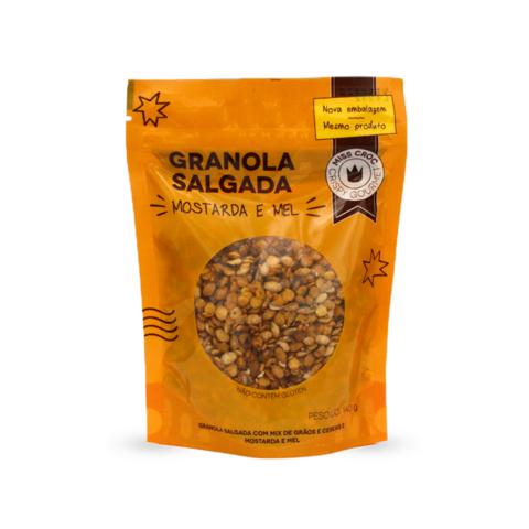 Granola Salgada Mostarda e Mel Miss Croc 140g