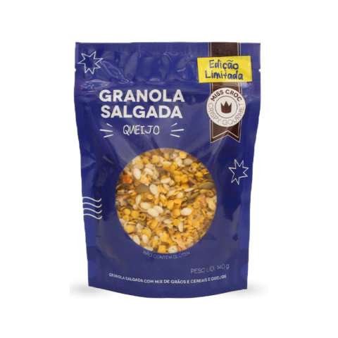 Granola Salgada Queijo Miss Croc 140g