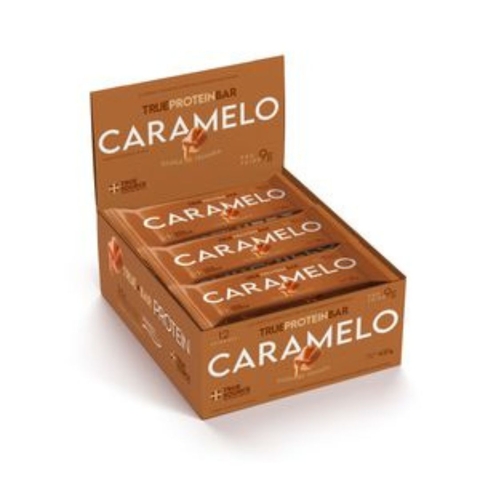 True Protein Bar Caramelo Caixa c/ 12 Unidades True Source