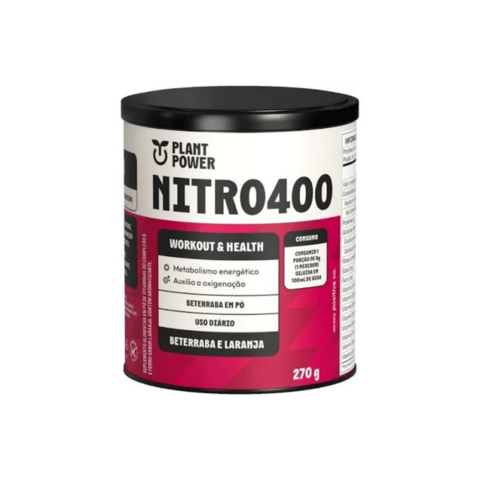 Nitro 400 Workot Plant Power Beterraba e Laranja 270g