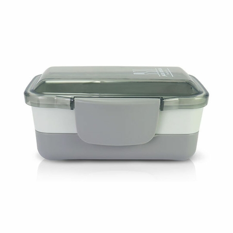 Pote Marmita de 2 Andares 750ml Jacki Design - Cinza