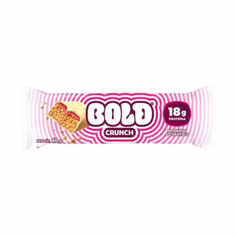 Bold Crunch Morango e Chantilly 18g Proteina 60g