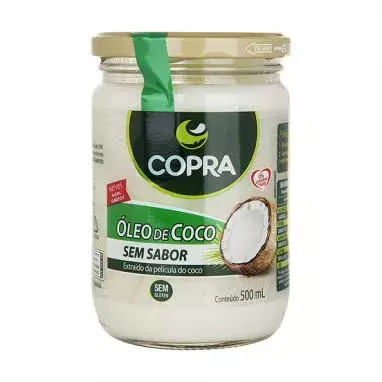 Óleo de Coco Sem Sabor Copra 500g