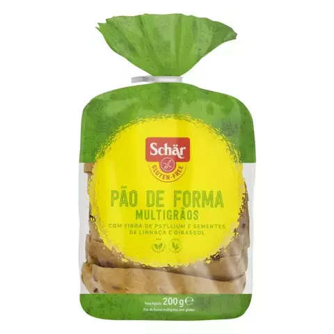 Pão de Forma Multigrãos Schar 200g