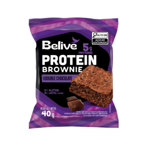Brownie Protein Double Chocolate Belive 40g